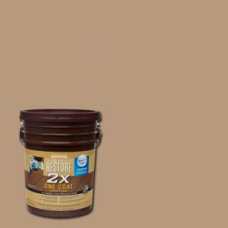 Rust Oleum Restore 5 gal. 2X Clay Solid Deck Stain with NeverWet 291318