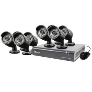 Swann 8 Channel 4400 AHD 720p 1TB Surveillance DVR with 8 x PRO A850 Black Bullet Cameras SWDVK 844008 US