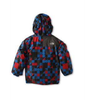 the north face kids boys insulated geo blox jacket toddler nautical blue print