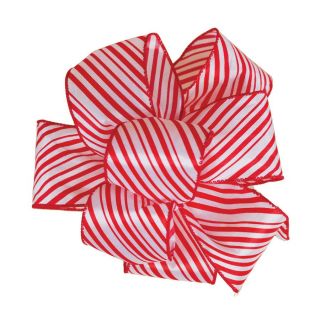 Oddity 2 Pack 2.5 in Red/White Striped Ribbon