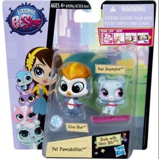 Littlest Pet Shop Pet Pawsabilities Eliza Blue & Rad Slopington