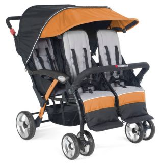 Foundations Quad Sport 4 passenger Stroller in Orange   16735144