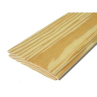 Southern Yellow Pine Untreated Wood Siding Panel (Common 1 in x 6 in x 144 in; Actual 0.75 in x 5.5 in x 144 in)