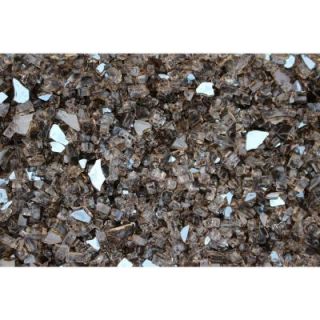 Margo Garden Products 1/4 in. 10 lb. Bronze Reflective Tempered Fire Glass DFG10 R05