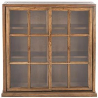 Safavieh Greg Elm Wood 3 Shelf Bookcase in Oak AMH6570B