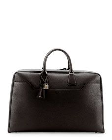 TOM FORD 48 Hour Trapeze Duffel Bag, Black