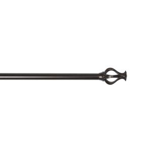 Umbra 72 in to 144 in Oil Rubbed Bronze Single Curtain Rod