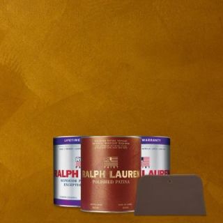Ralph Lauren 1 qt. Bronze Ochre Copper Polished Patina Interior Specialty Paint Kit PP112 04K
