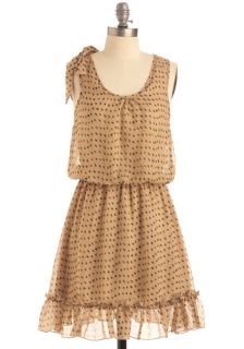 And That's Splat Dress in Sand  Mod Retro Vintage Dresses