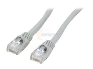 Coboc CY CAT6 0.5 GY 0.5ft. (6in.) 24AWG Snagless Cat 6 Gray Color 550MHz UTP Ethernet Stranded Copper Patch cord /Molded Network lan Cable