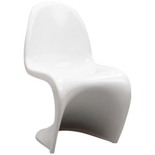 Panton Style Small White Chair