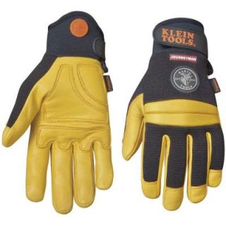 Klein Tools Journeyman Pro Large Leather Work Gloves 40043