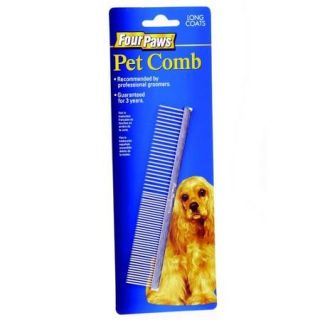Pet Comb for Toy Breeds with Long Coats Multi Colored