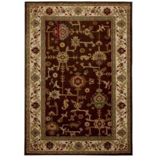 Mohawk Home Taba Brown 3 ft. 4 in. x 5 ft. Area Rug 313654