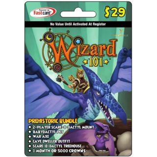 KingsIsle Wizard101 Prehistoric Bundle $29 Card