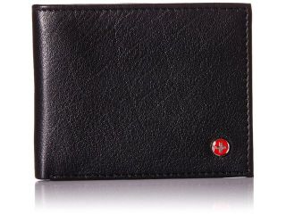 Alpine Swiss RFID Blocking Mens Leather Bifold Wallet Removable ID Card Passcase