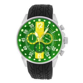 Roberto Bianci Mens Pro Racing Chronograph Green Face Watch
