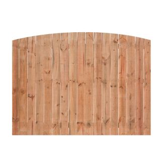 Color Treated Stain Pressure Treated Southern Yellow Pine Privacy Fence Panel (Common 8 ft x 6 ft; Actual 8 ft x 6 ft)