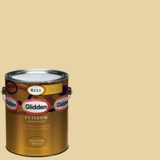 Glidden Premium 1 gal. #HDGY63U Soft Burnished Gold Flat Latex Exterior Paint HDGY63UPX 01F