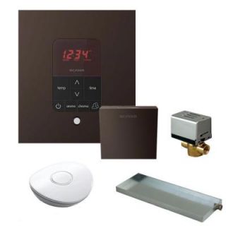 Mr. Steam MS Butler Package with iTempo Plus Square Programmable Control for Steam Bath Generator in Oil Rubbed Brass MSBUTLER1SQ ORB