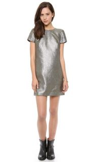 Madewell Metallic T Shirt Dress