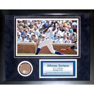 Alfonso Soriano Chicago Cubs Dirt Collage by Steiner Sports