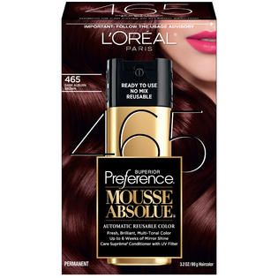 SUPERIOR PREFERENCE MOUSSE ABSOLUE Dark Auburn Brown 465 Hair Color 1