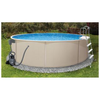 Blue Wave Products Round 52 Deep Rugged Steel Swimming Pool Package