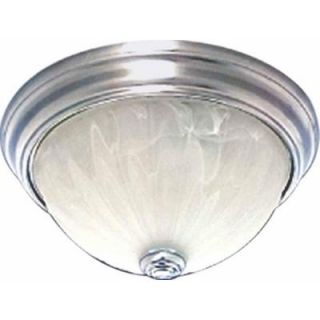 Volume Lighting Marti 1 Light Brushed Nickel Flushmount V7730 33