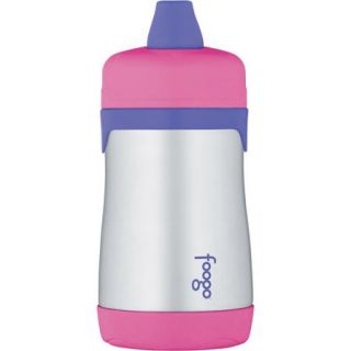 Thermos   Foogo Phases 10 oz Leak Proof Stainless Steel Sippy Cup, BPA Free, Pink