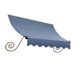 AWNTECH 10 ft. Charleston Window/Entry Awning (24 in. H x 12 in. D) in Dusty Blue CH21 10DB