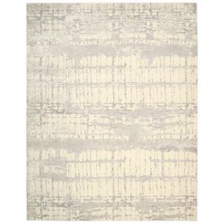 Nourison Twilight Ivory Abstract Rug (99 x 139)   Shopping
