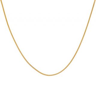 Vicenza Gold 18 Polished Herringbone Chain Necklace 14K Gold, 1.2g   J320537 —