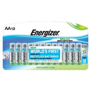 Energizer EcoAdvanced AA Batteries 12 Count