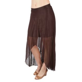 Zenim Mesh Hi Low Skirt (For Women) 7394J 74