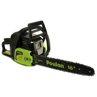 Poulan PP3416 16" 34CC 2 Cycle Gas Powered Chain Saw Home/Tree Chainsaw Oiler