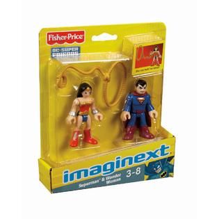 Imaginext  Super Friends Superman & Wonder Woman Figure Pack by Fisher
