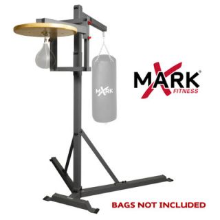 Mark Full Commercial Heavy Bag Stand with Speed Bag Platform