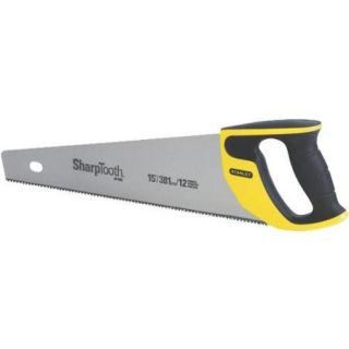 Stanley Hand Tools 15inch 12 TPI SharpTooth Hand Saw 20 526