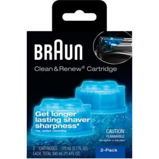 Braun Clean & Renew Cartridge Refills, 5.7 fl oz, 2 count
