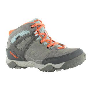Hi Tec Kids Tucano Waterproof Junior Charcoal/Grey/Peachy Hiking Boot