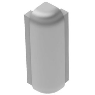Schluter Rondec Step Satin Anodized Aluminum 1/2 in. x 2 3/4 in. Metal 90 Degree Outside Corner E90RS125AE57