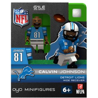 OYO NFL 2013 Lions Calvin Johnson Mini Action Figure