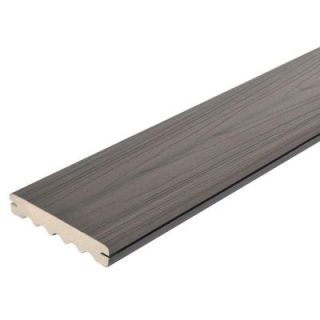 Veranda ArmorGuard 1 in. x 5 1/4 in. x 12 ft. Nantucket Gray Grooved Edge Capped Composite Decking Board BRDVCG NG 12