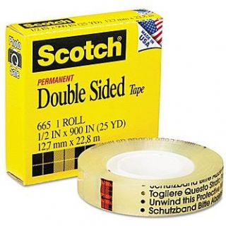 Scotch 665 Double Sided Office Tape   Office Supplies   Tape