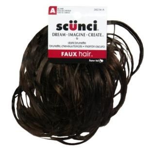 Scunci Faux Hair, Dark Brunette, All Hair, 1 pc   Beauty   Hair Care