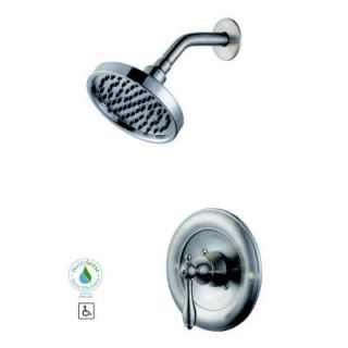 Glacier Bay Estates WaterSense Single Handle 1 Spray Shower Faucet Only in Brushed Nickel 874 5604
