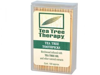 Tea Tree Therapy 0579938 Toothpicks   100 Toothpicks