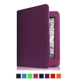  Kindle 7th Gen (2014 Model) 6" Display Folio Case   Fintie Slim Fit Protective PU Leather Cover, Purple