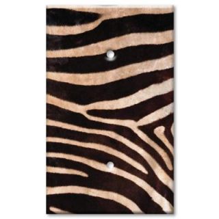 Art Plates Zebra Fur Print Blank Wall Plate BLS 672
